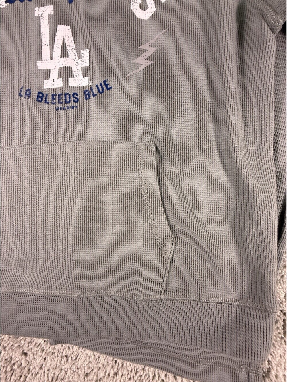 NWT L. A. Dodgers MLB Women’s 2 Piece Lounge Set By Erin Andrews Gray Size M - Picture 6 of 16